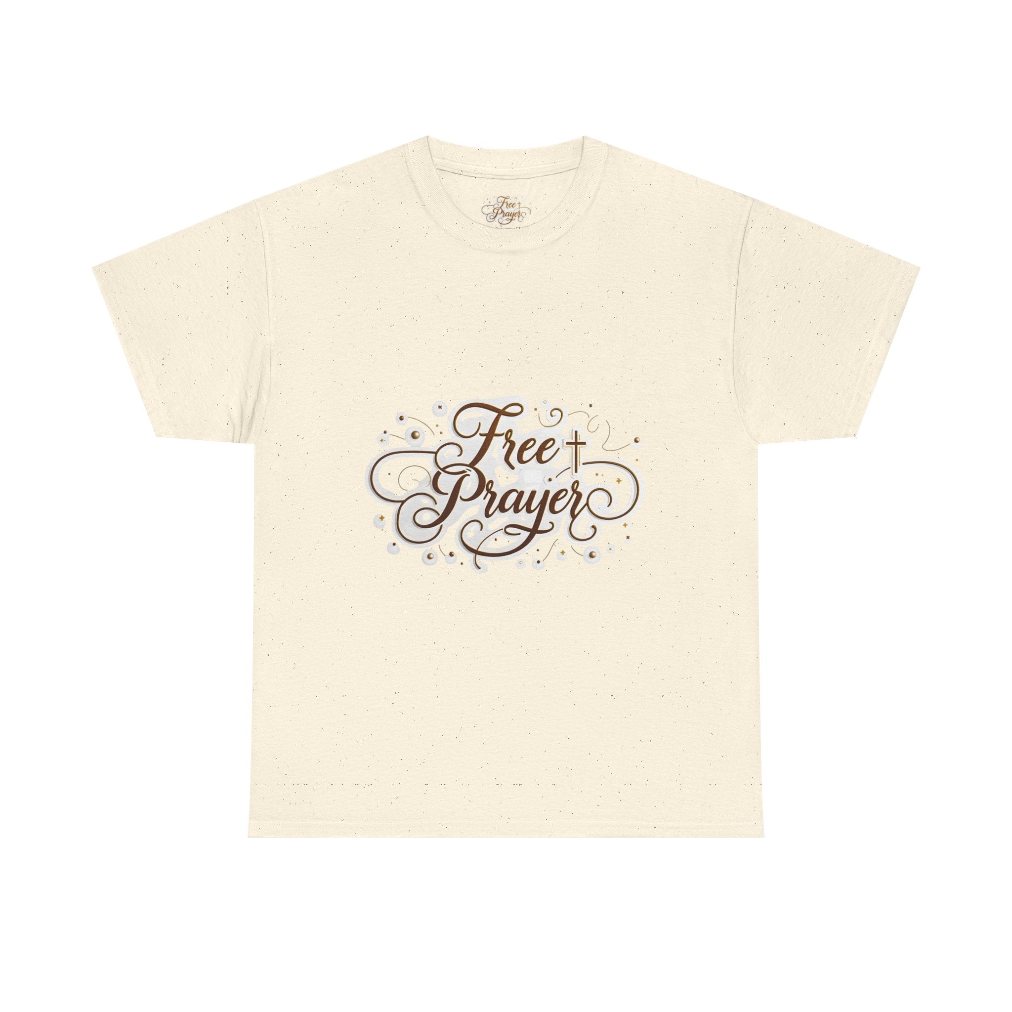 Free Prayer Cross Tee — Christian Faith Graphic T-Shirt