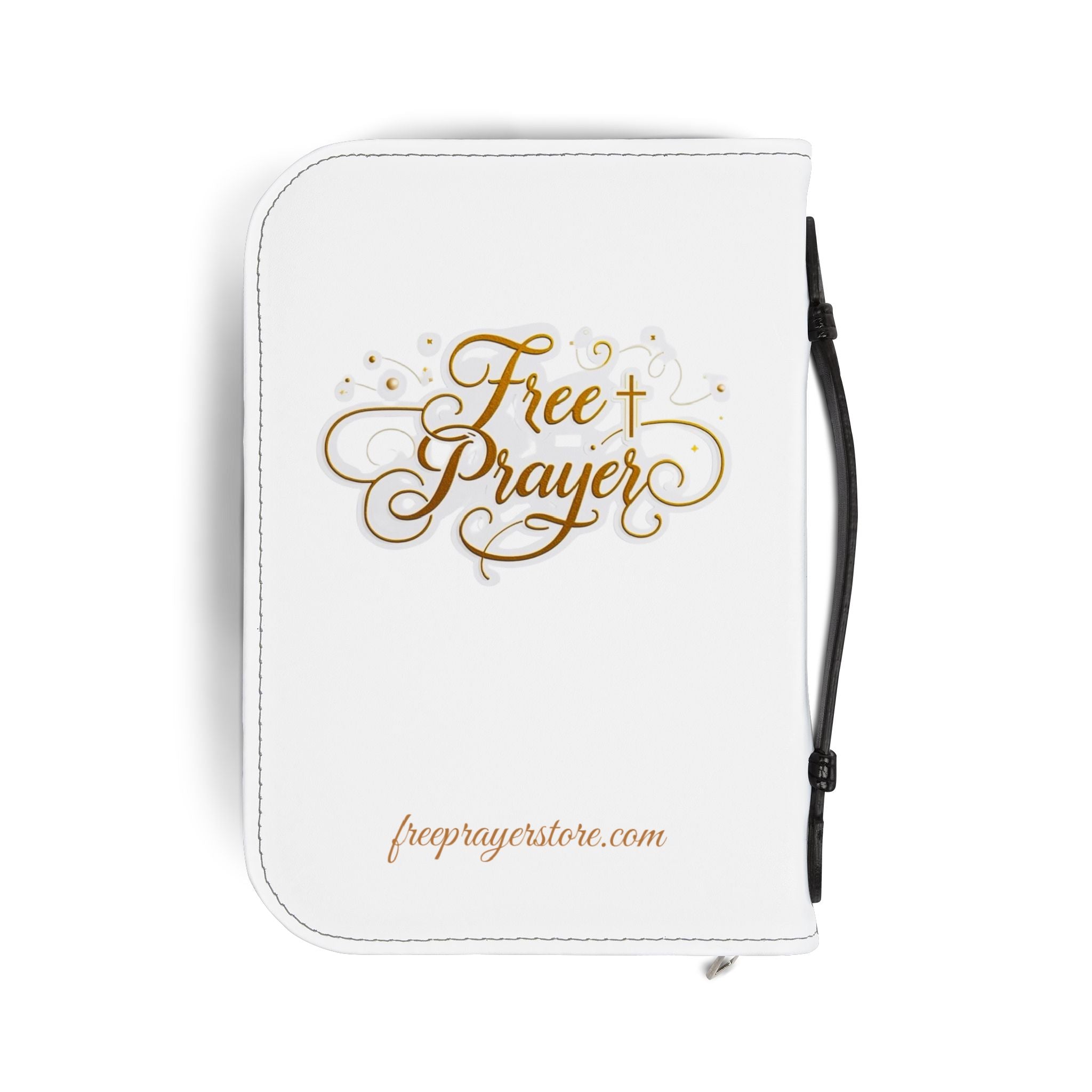 Elegant “Free Prayer” Bible Cover, Leather Bible Case, Faith Journal, Christian Gift, Prayer Organizer, Holy Book Sleeve