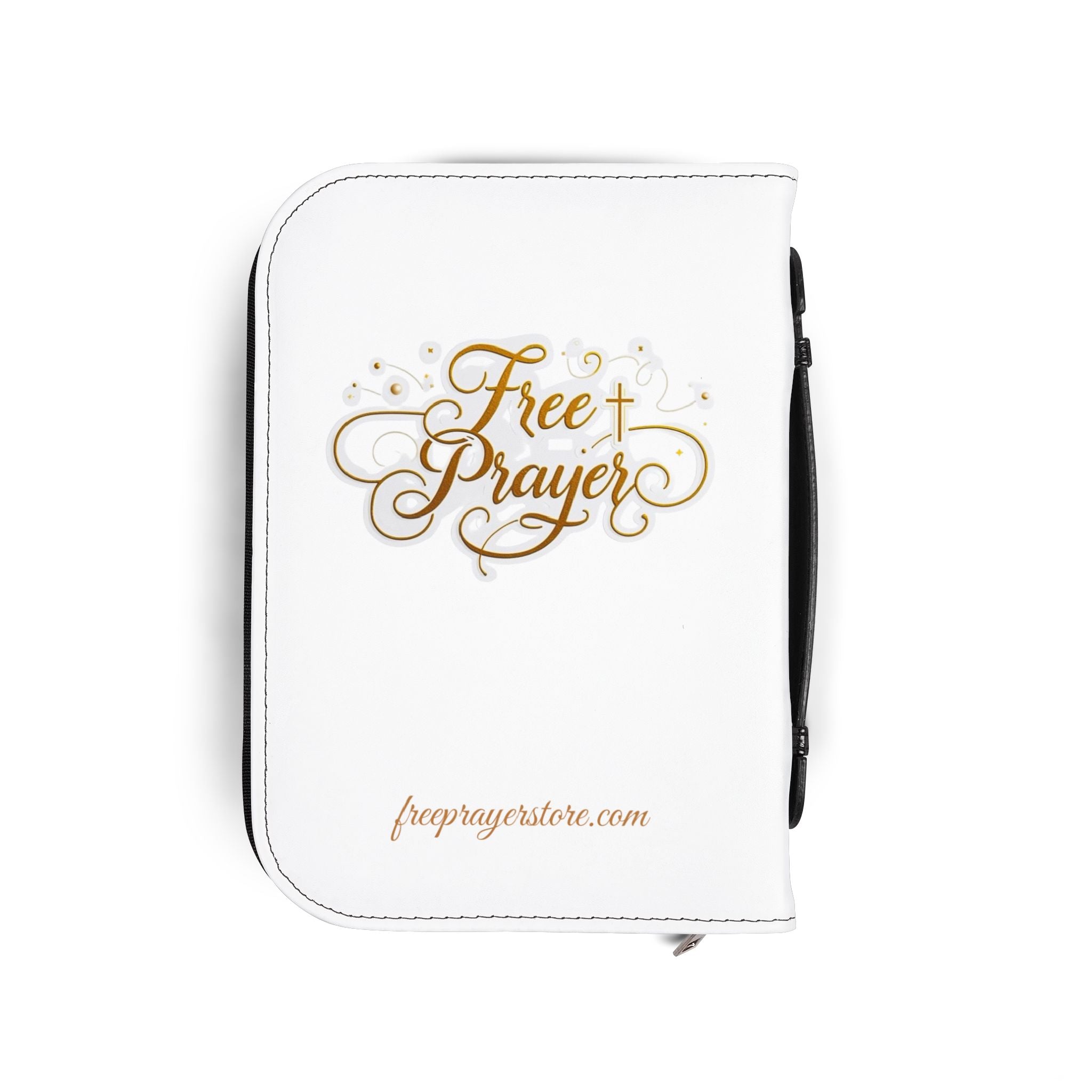 Elegant “Free Prayer” Bible Cover, Leather Bible Case, Faith Journal, Christian Gift, Prayer Organizer, Holy Book Sleeve