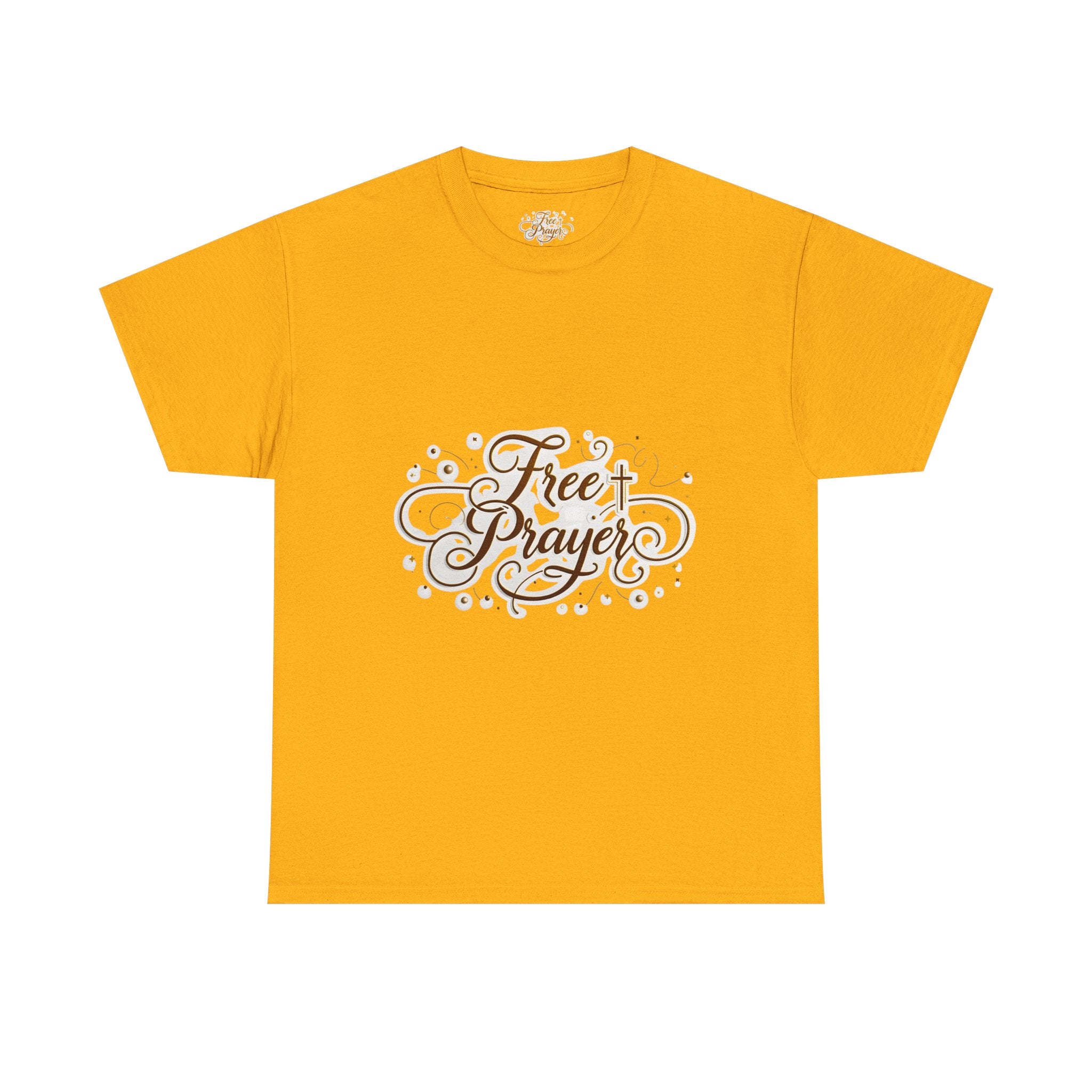Free Prayer Cross Tee — Christian Faith Graphic T-Shirt
