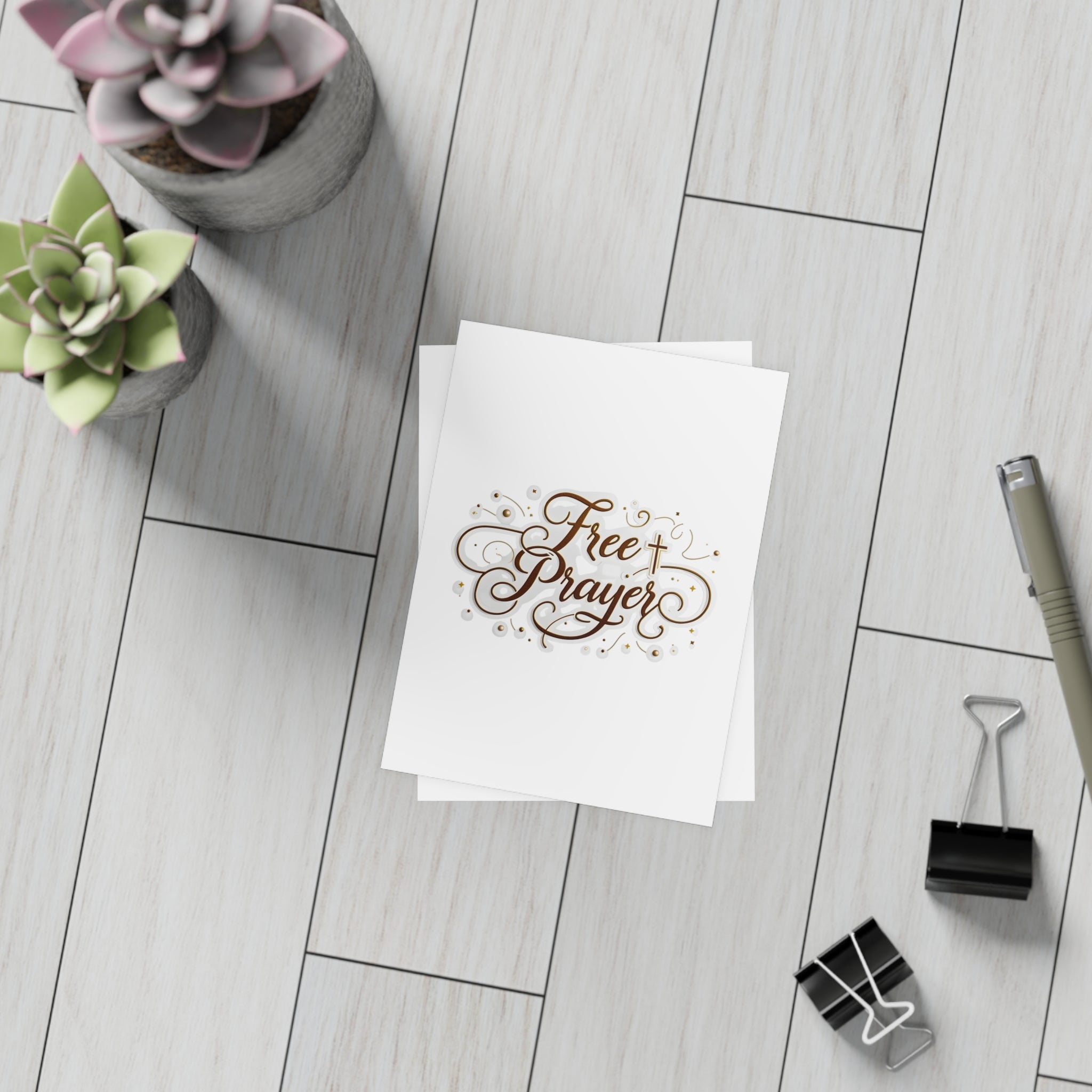 Free Prayer” Postcards with Envelopes
