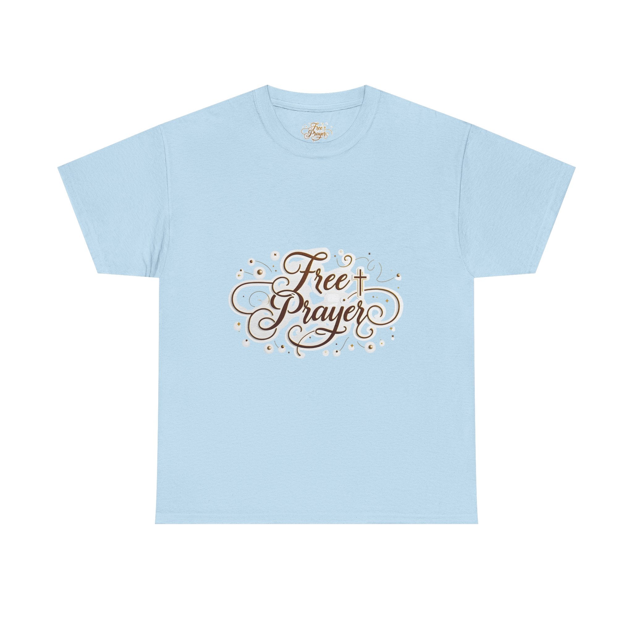 Free Prayer Cross Tee — Christian Faith Graphic T-Shirt
