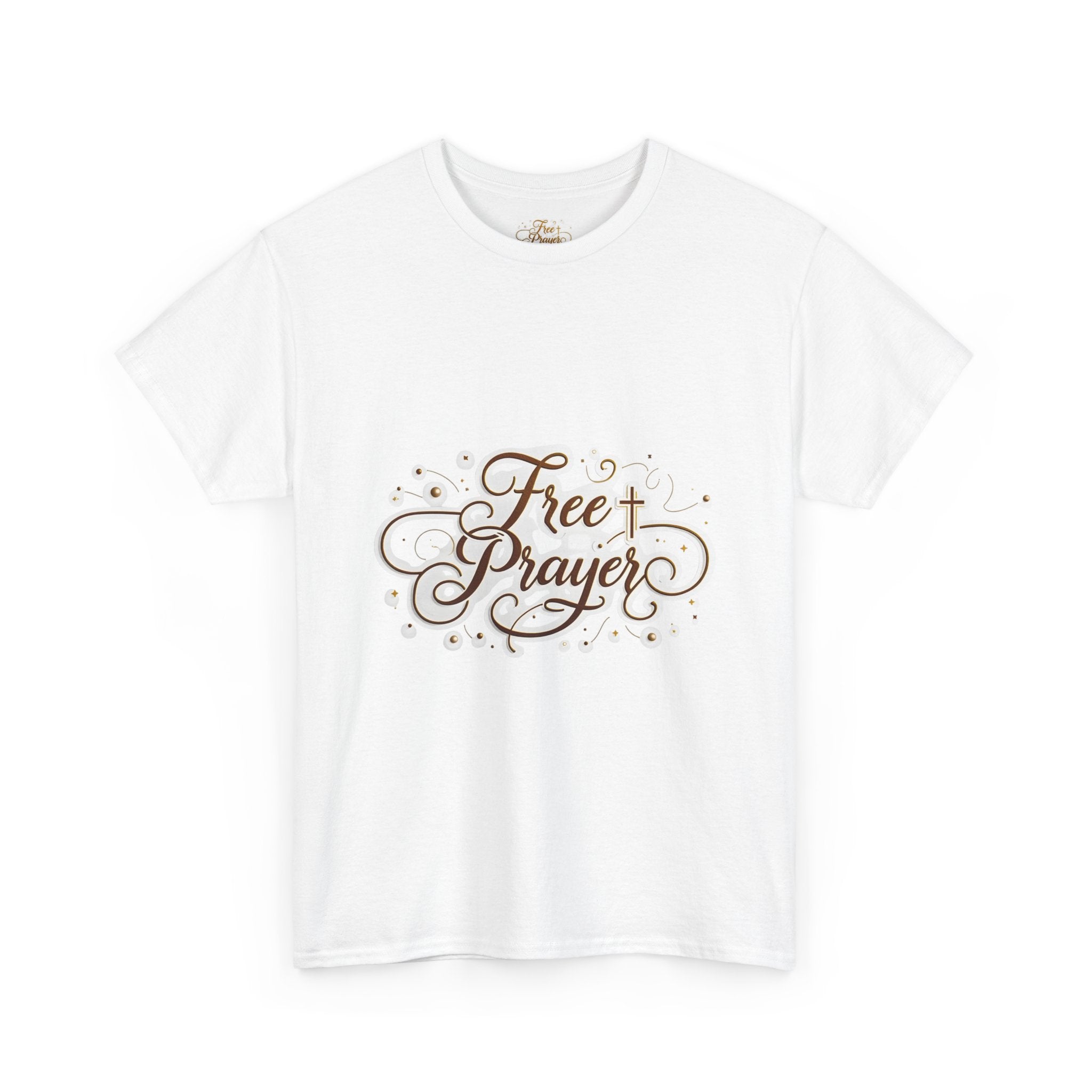 Free Prayer Cross Tee — Christian Faith Graphic T-Shirt